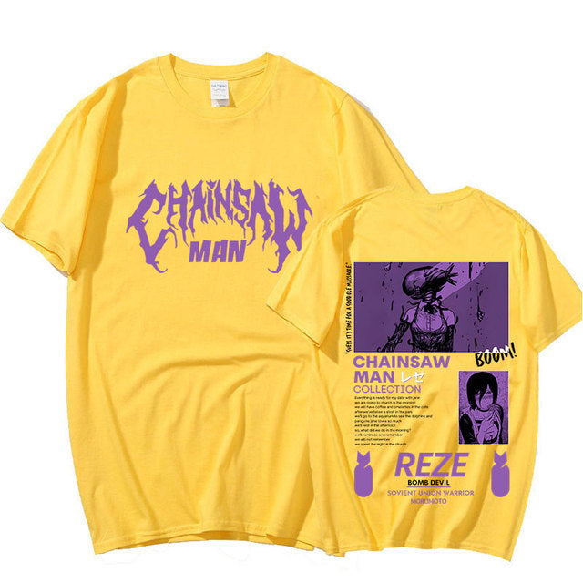 Camiseta Básica Reze Bomb Devil Chainsaw Man