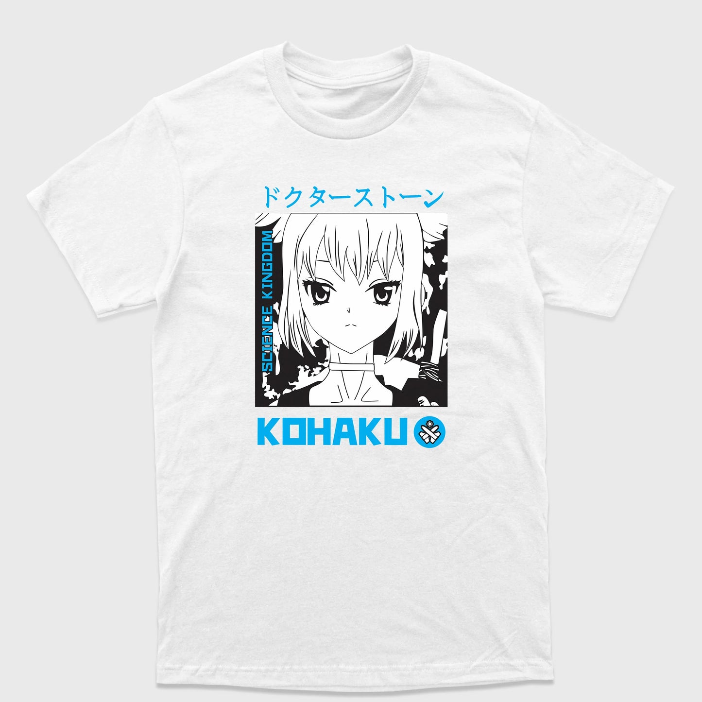 Camiseta Básica Kohaku Dr. Stone Branco