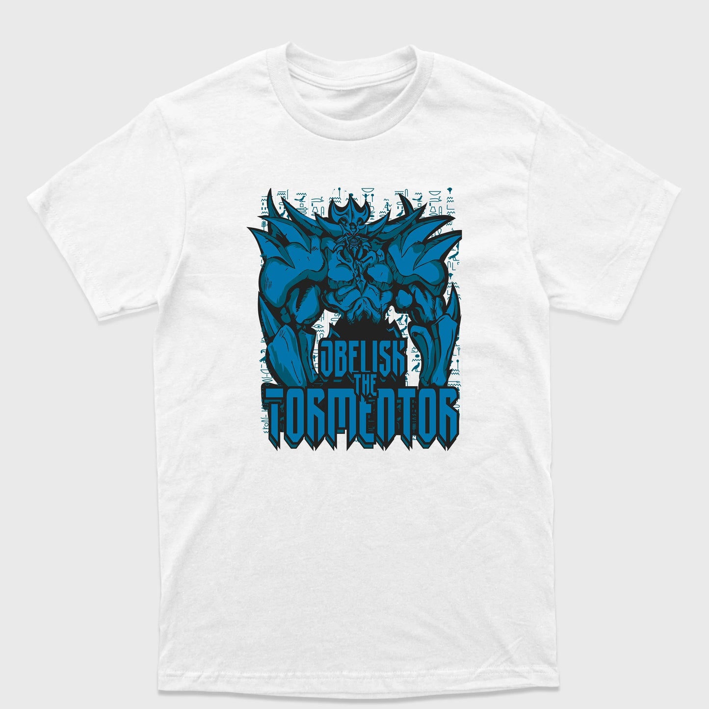 Camiseta Básica Obelisco o Atormentador Yu-Gi-Oh!-branco