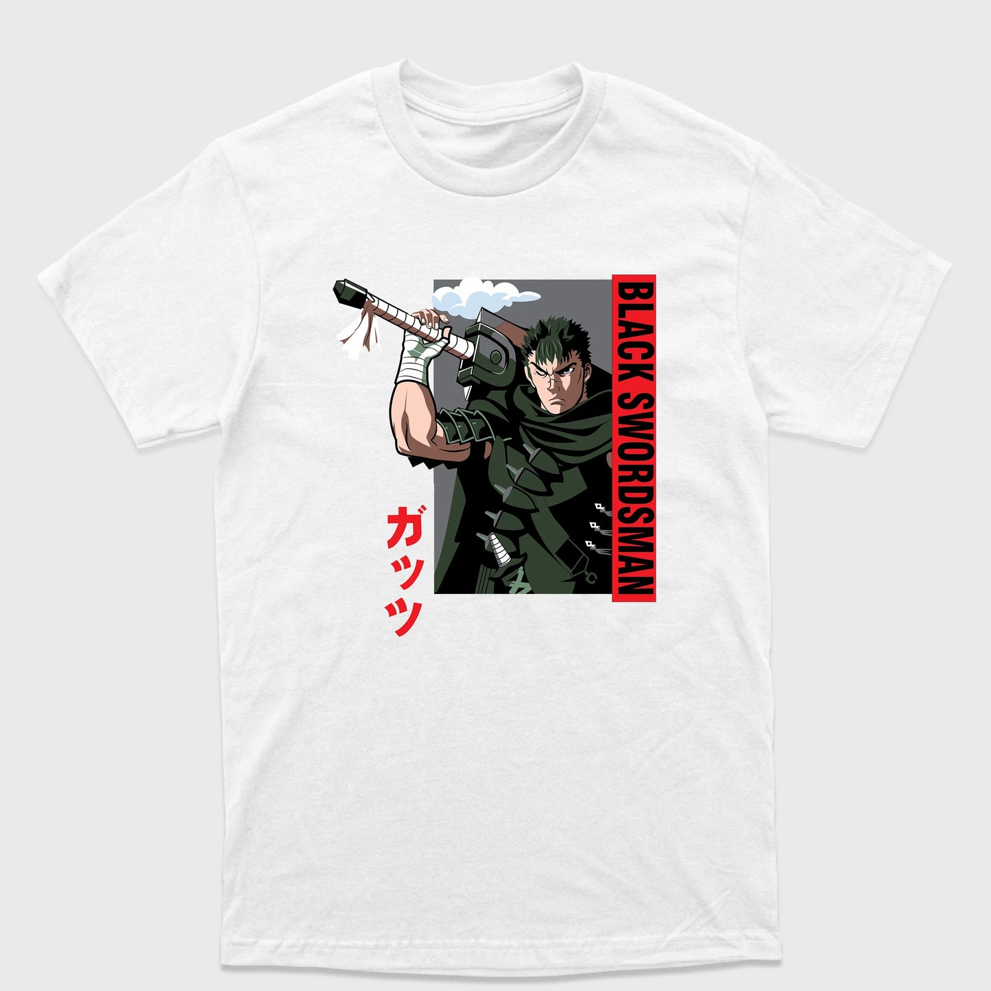 Camiseta Básica Guts Berserk-branco
