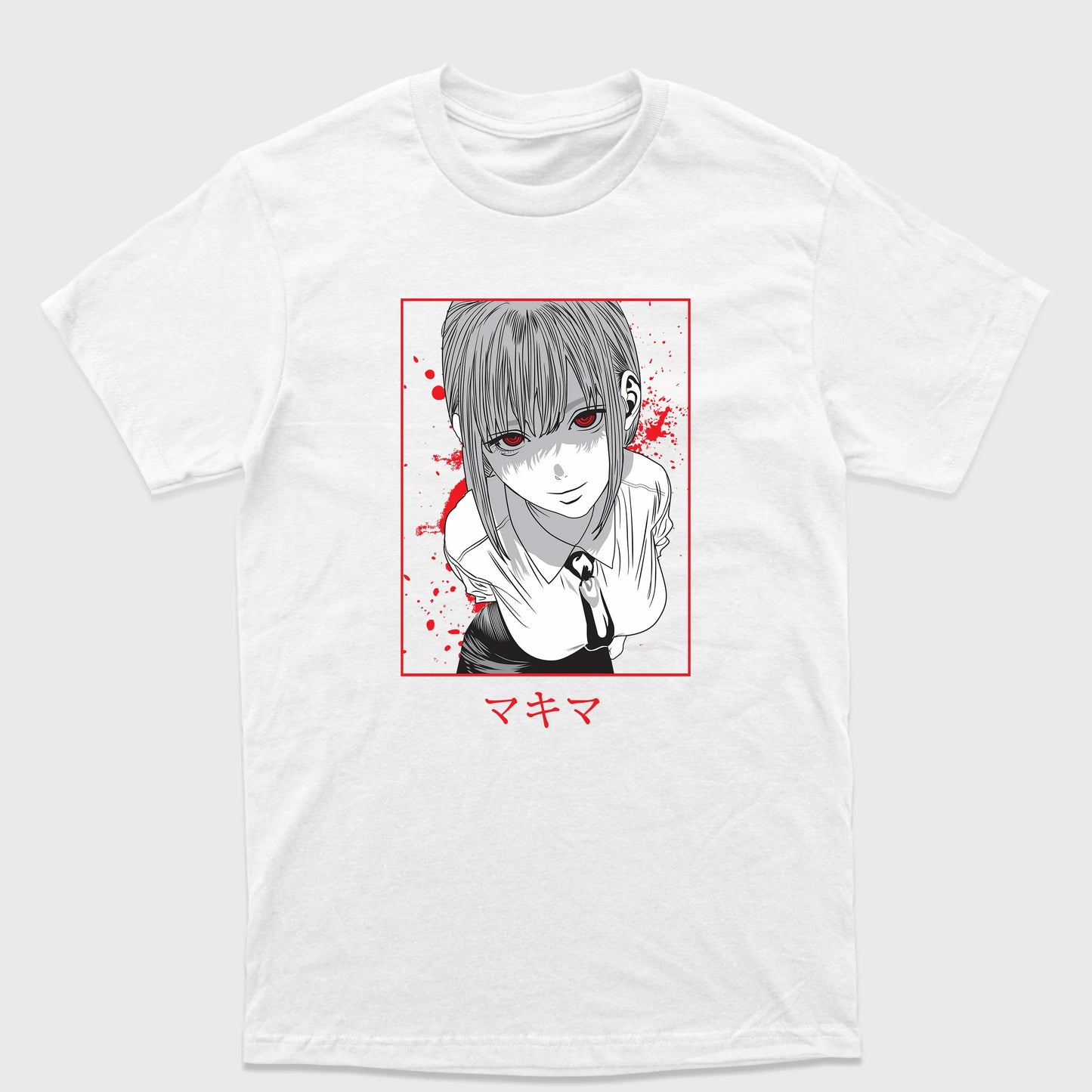 Camiseta Básica Makima - Chaisaw Man