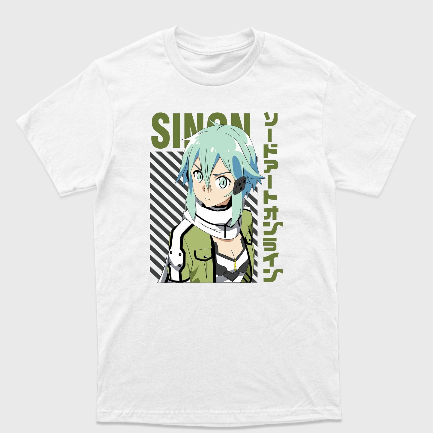 Camiseta Básica Sinon Sword Art Online Branco