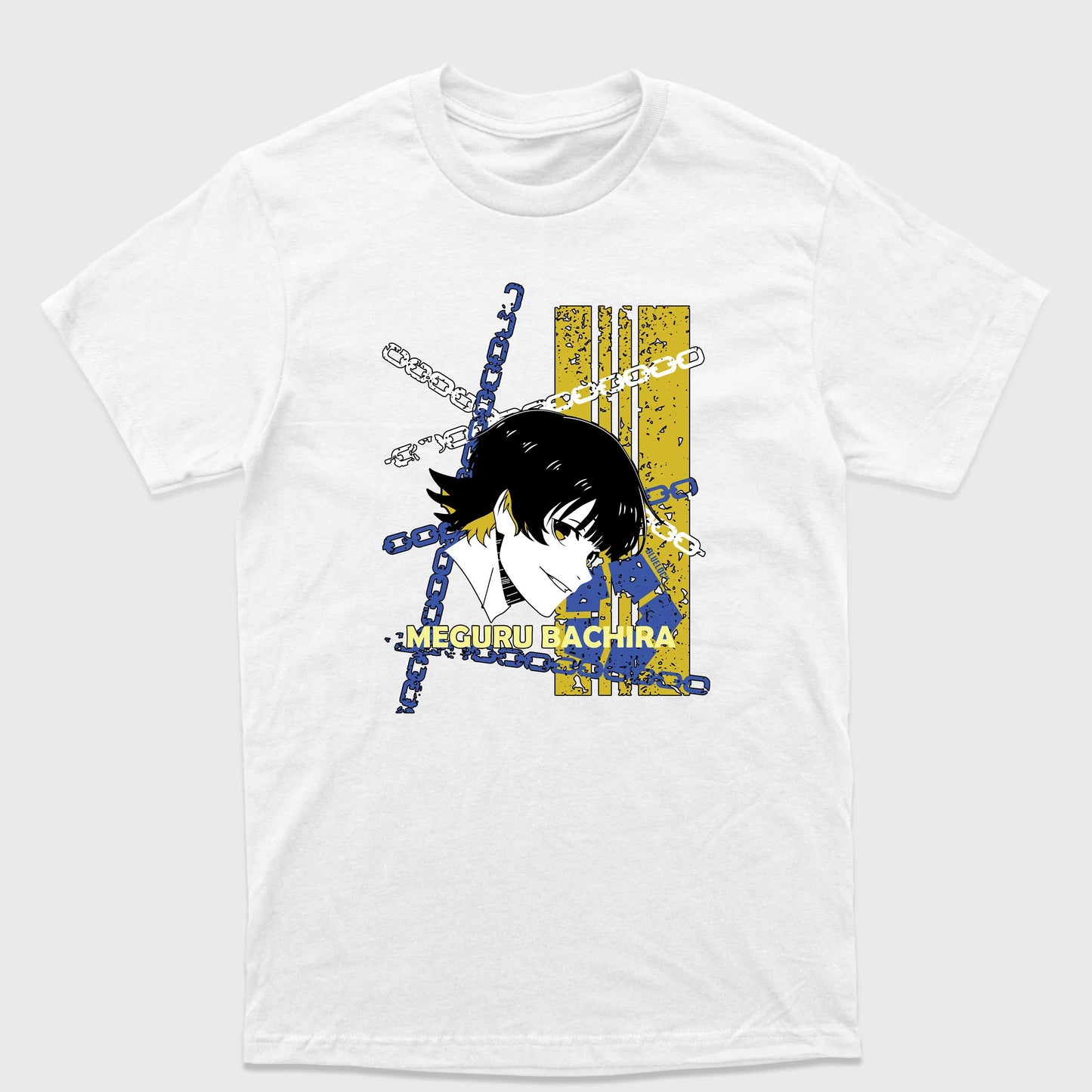 Camiseta Básica Bachira Chain Break Blue Lock