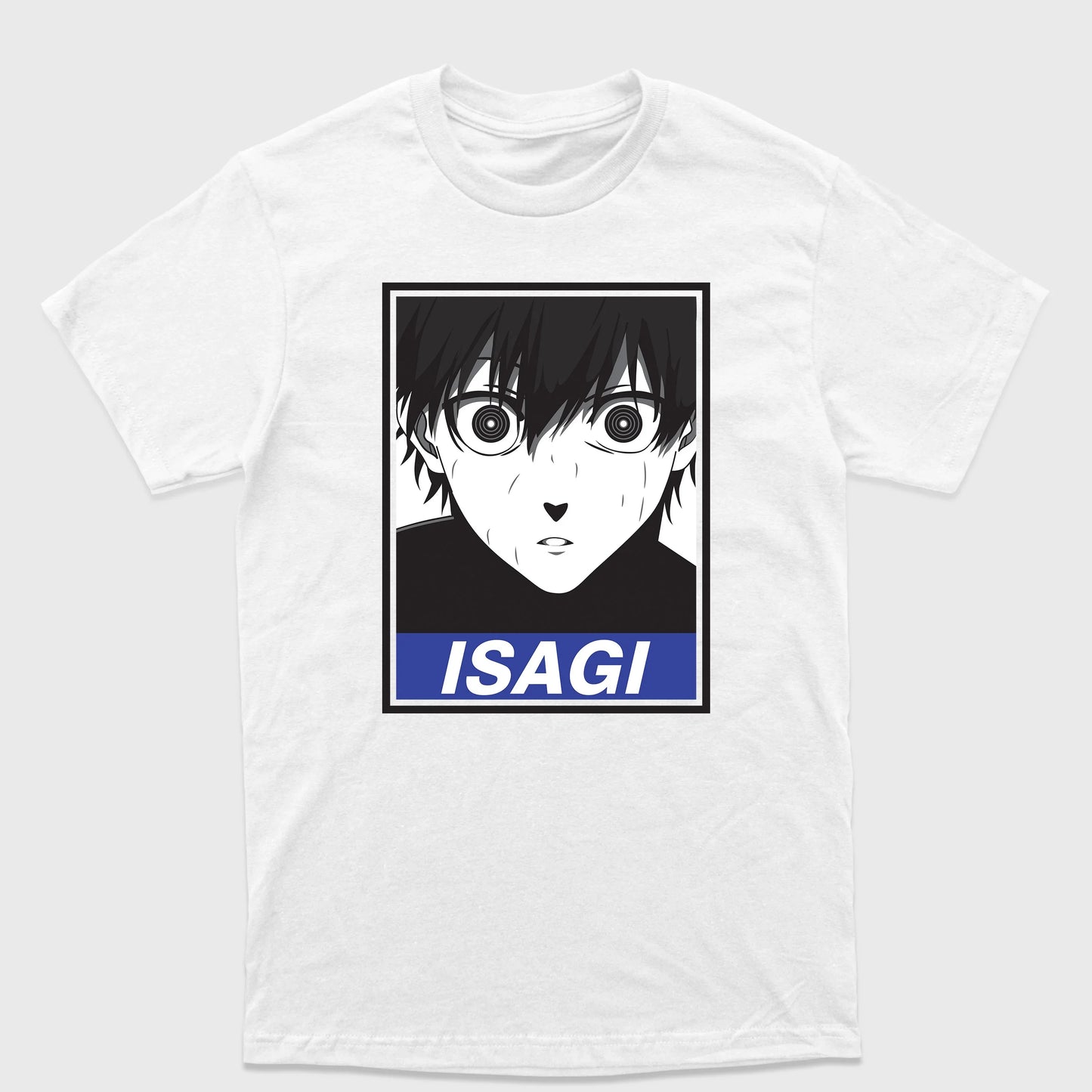 Camiseta Básica Retrato Isagi Blue Lock
