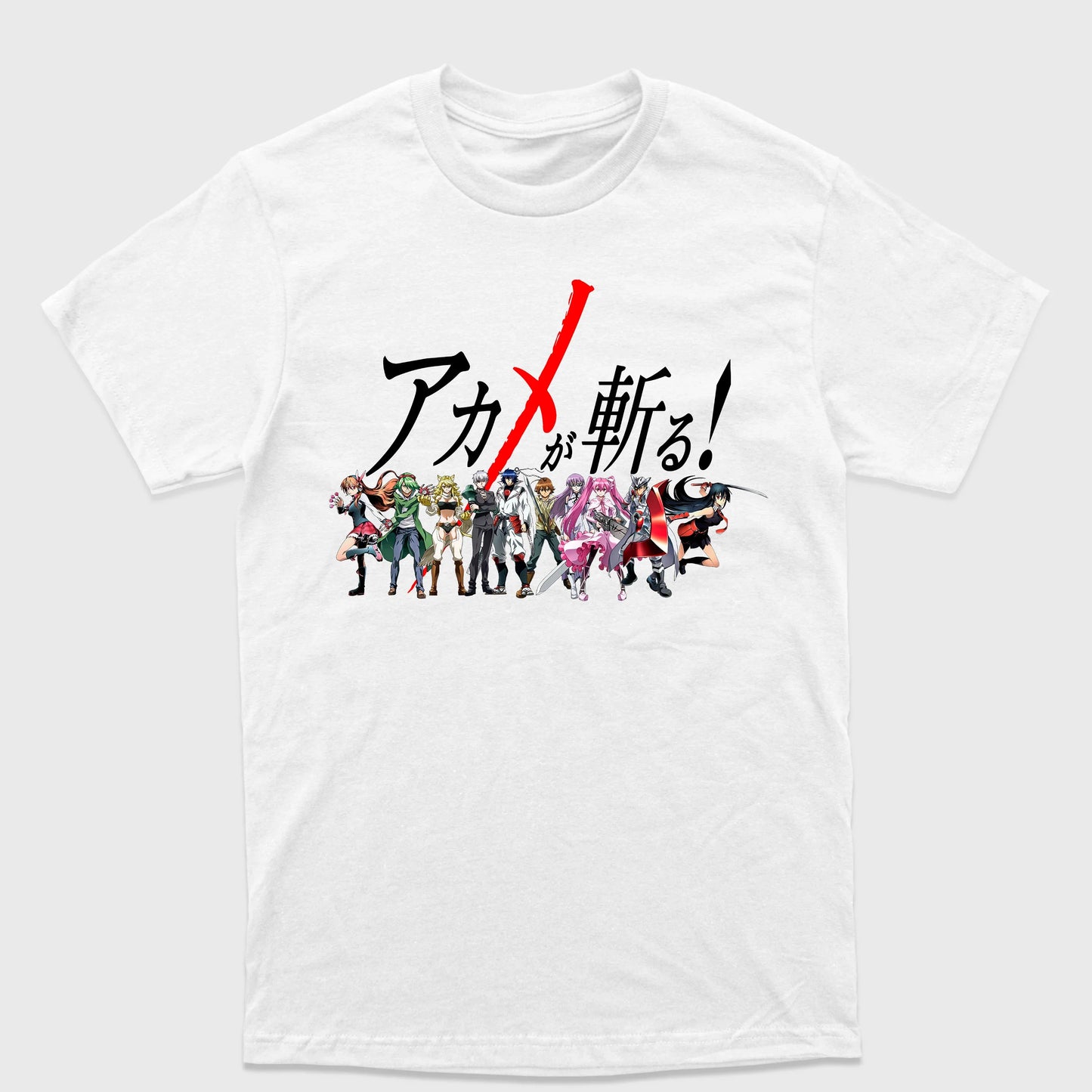 Camiseta Básica Akame Ga Kill Night Raid