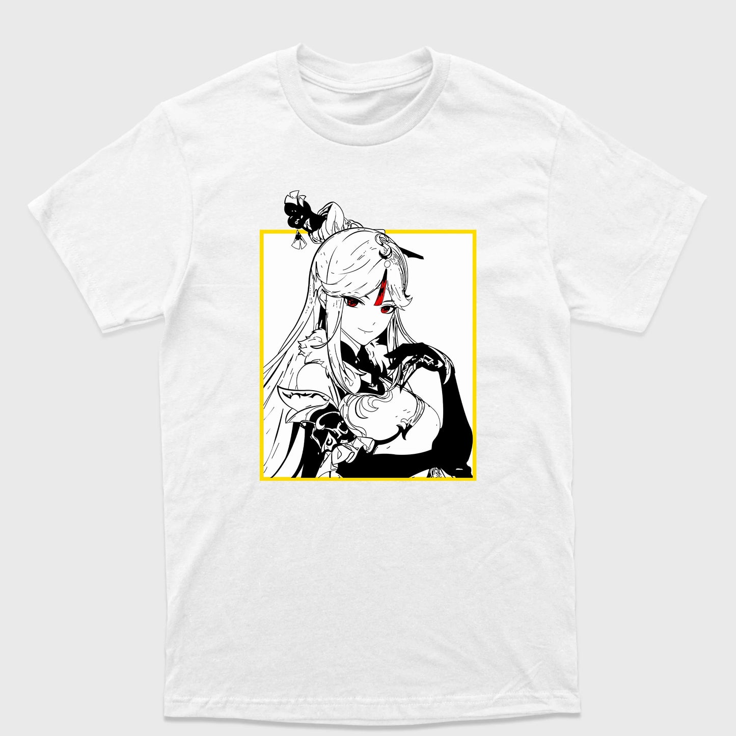 Camiseta Básica Ningguang Genshin Impact-BRANCO