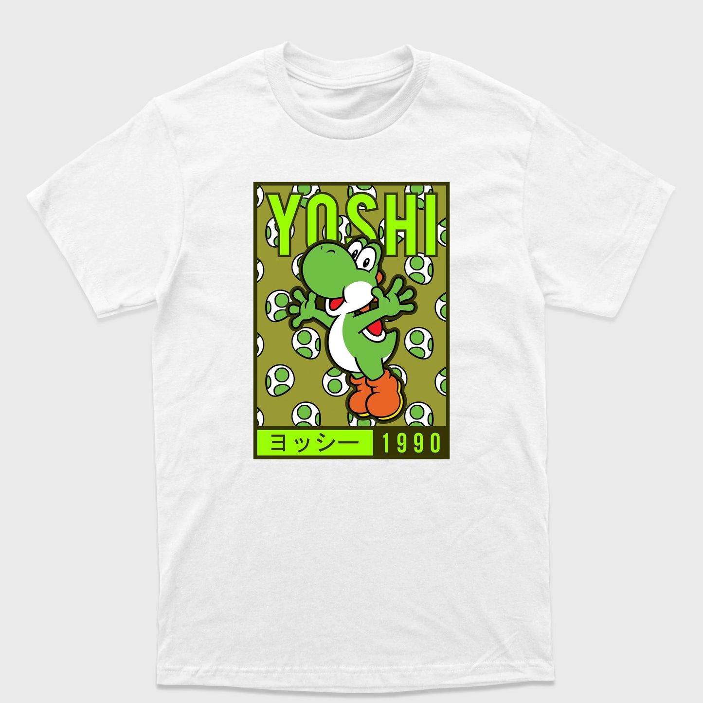 Camiseta Básica Yoshi Mario World