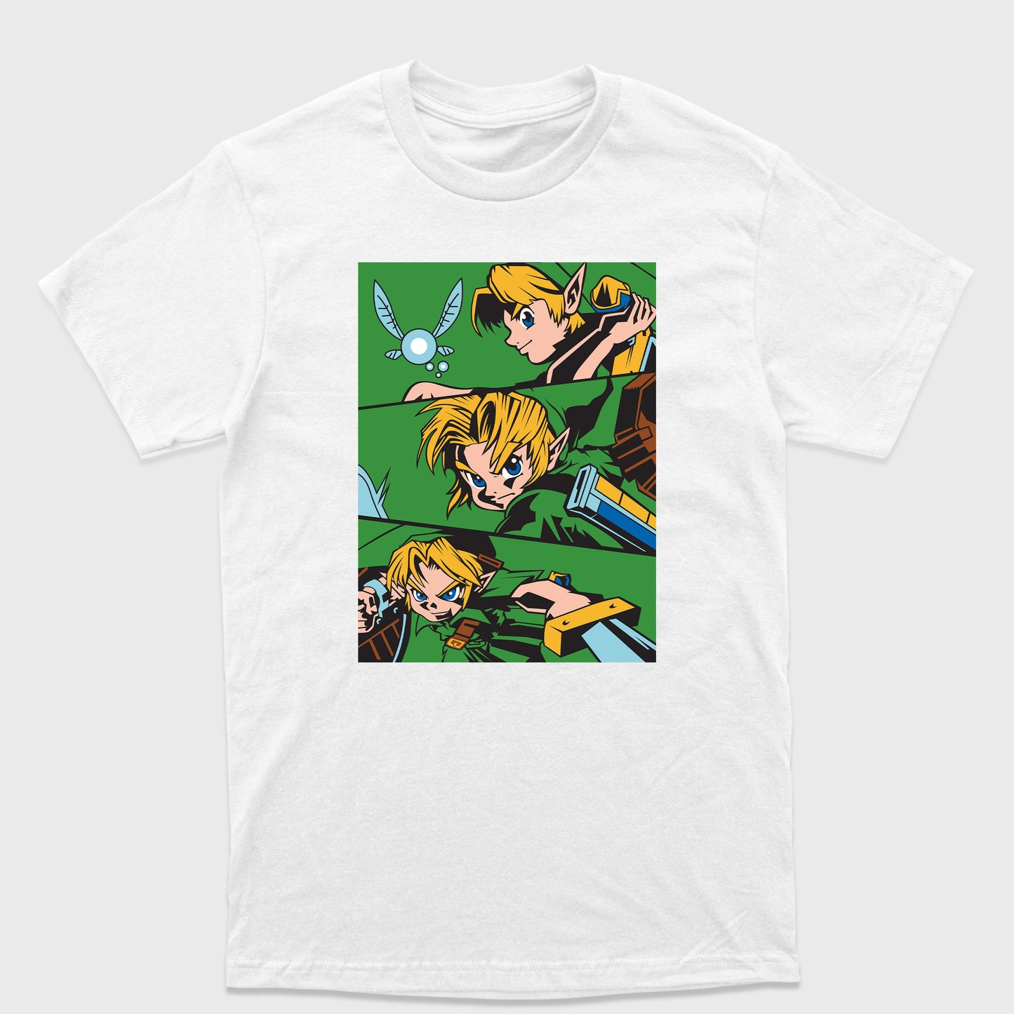 Camiseta Básica Link Faces Zelda