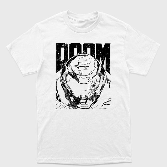 Camiseta Básica Doom Helmet