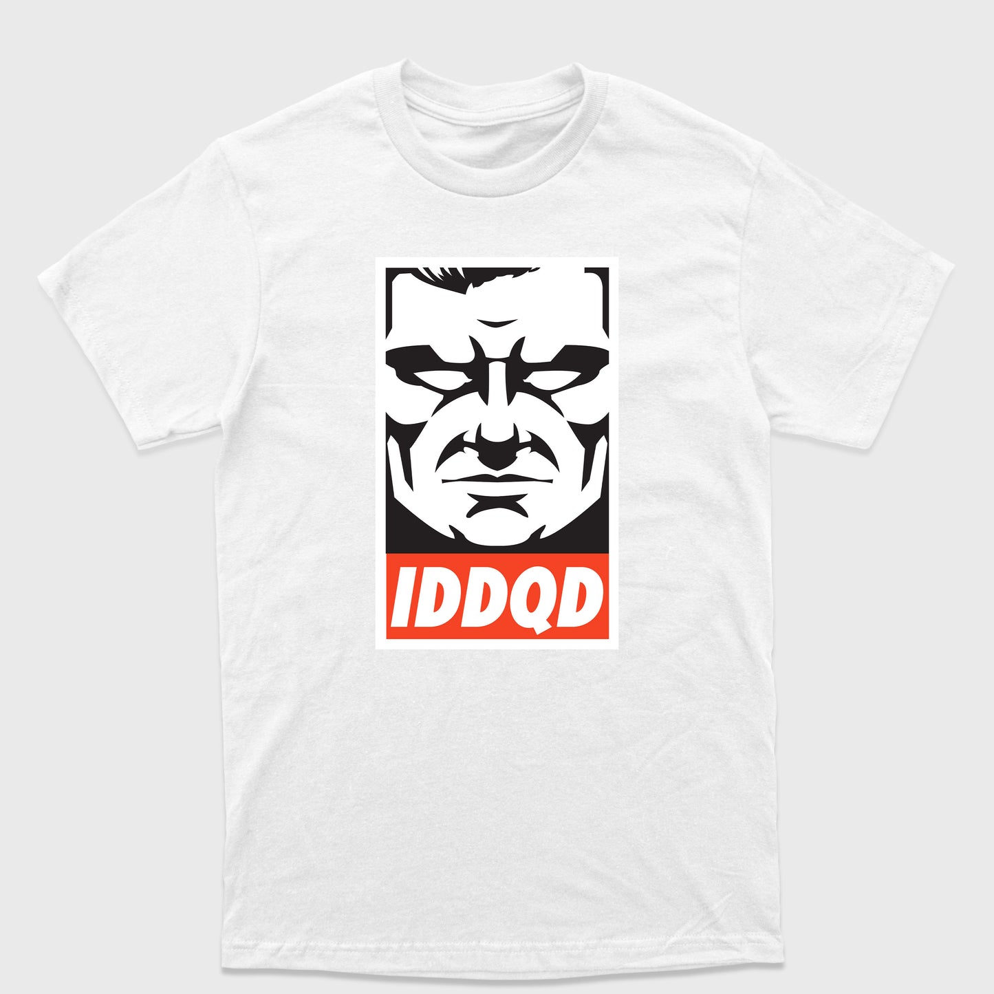 Camiseta Básica Doom Iddqd Face