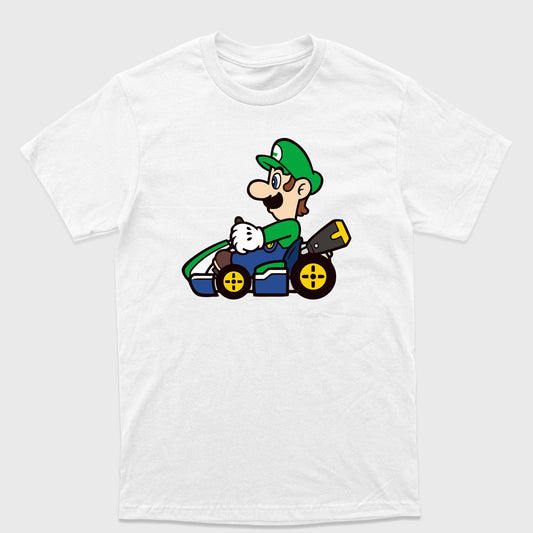 Camiseta Básica Mario Kart - Luigi