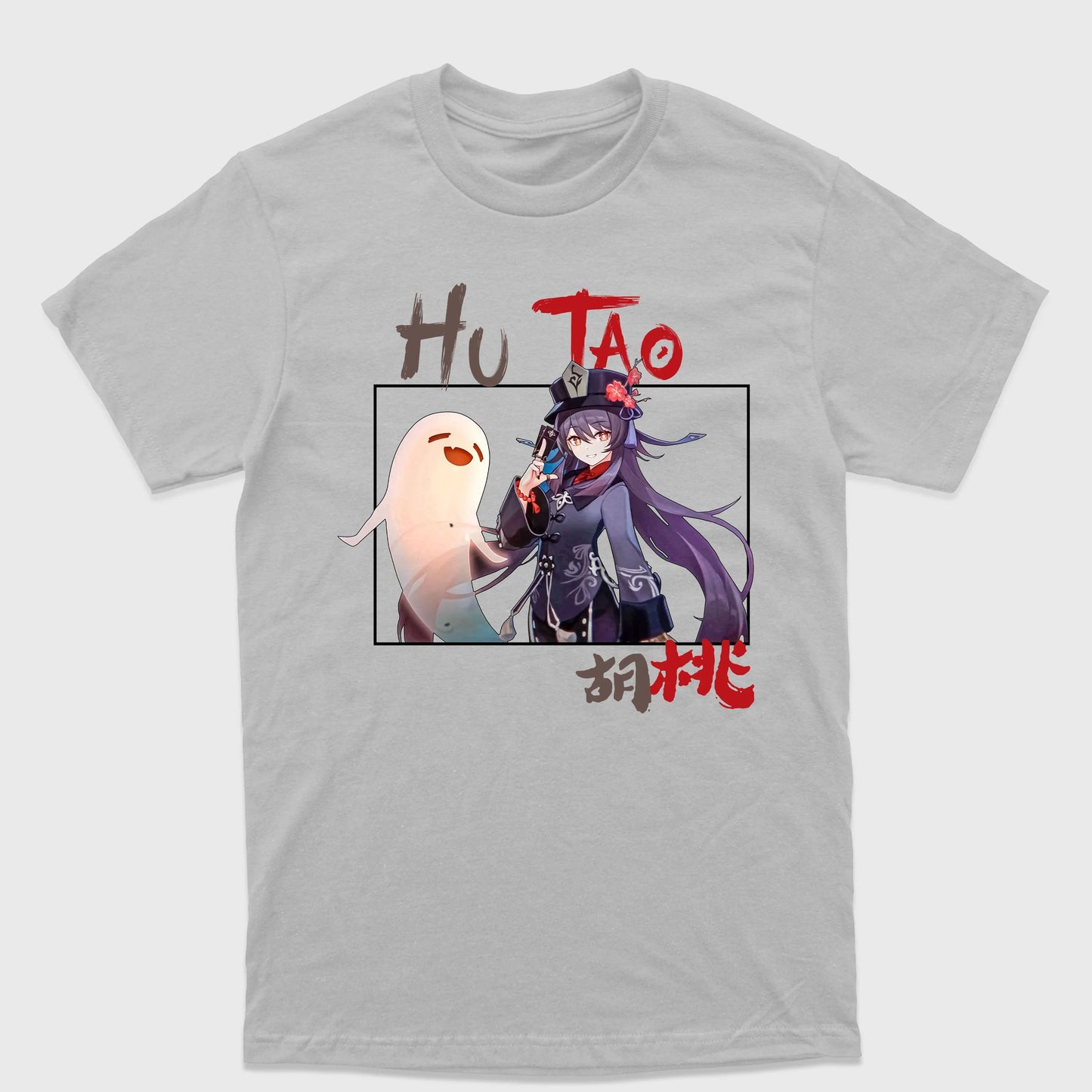 Camiseta Básica Genshin Impact Hu Tao Fantasma