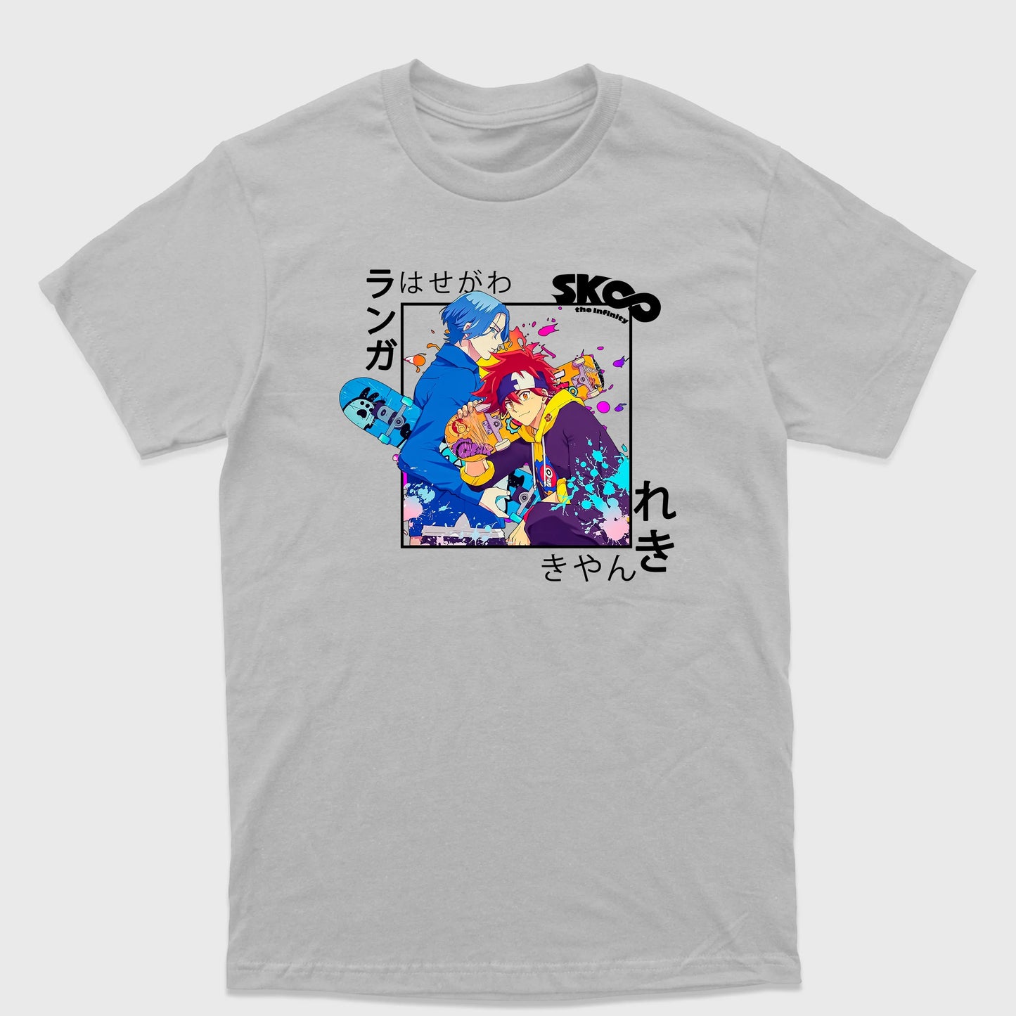 Camiseta Básica Amigos Reki Langa SK8 The Infinity