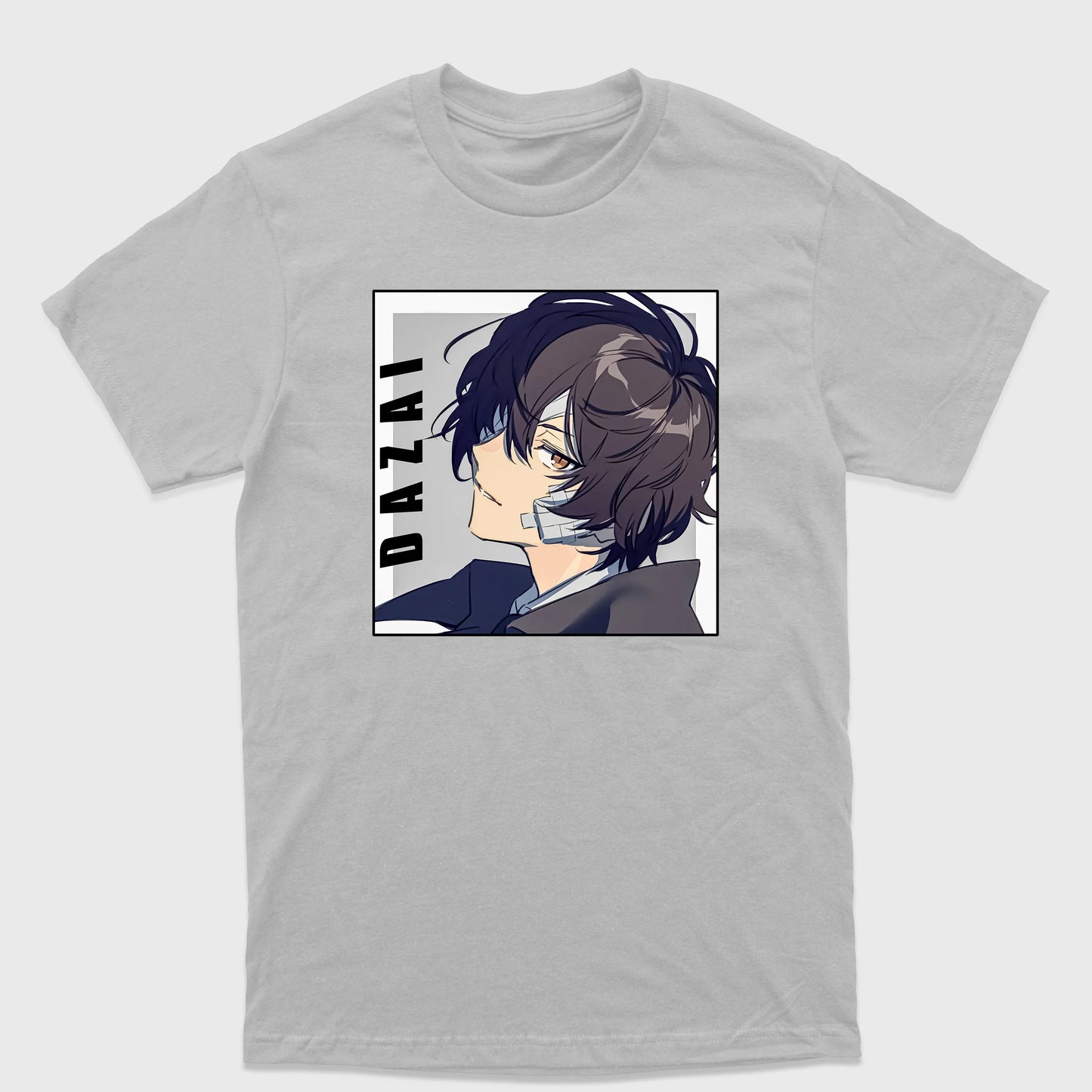 Camiseta Básica Dazai Osamu Bungo S. Dogs-cinza