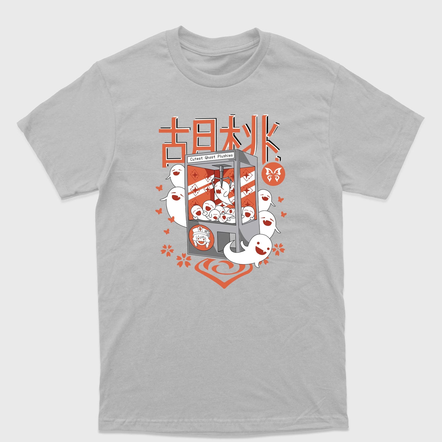 Camiseta Básica Hu Tao Ghost Vending Machine