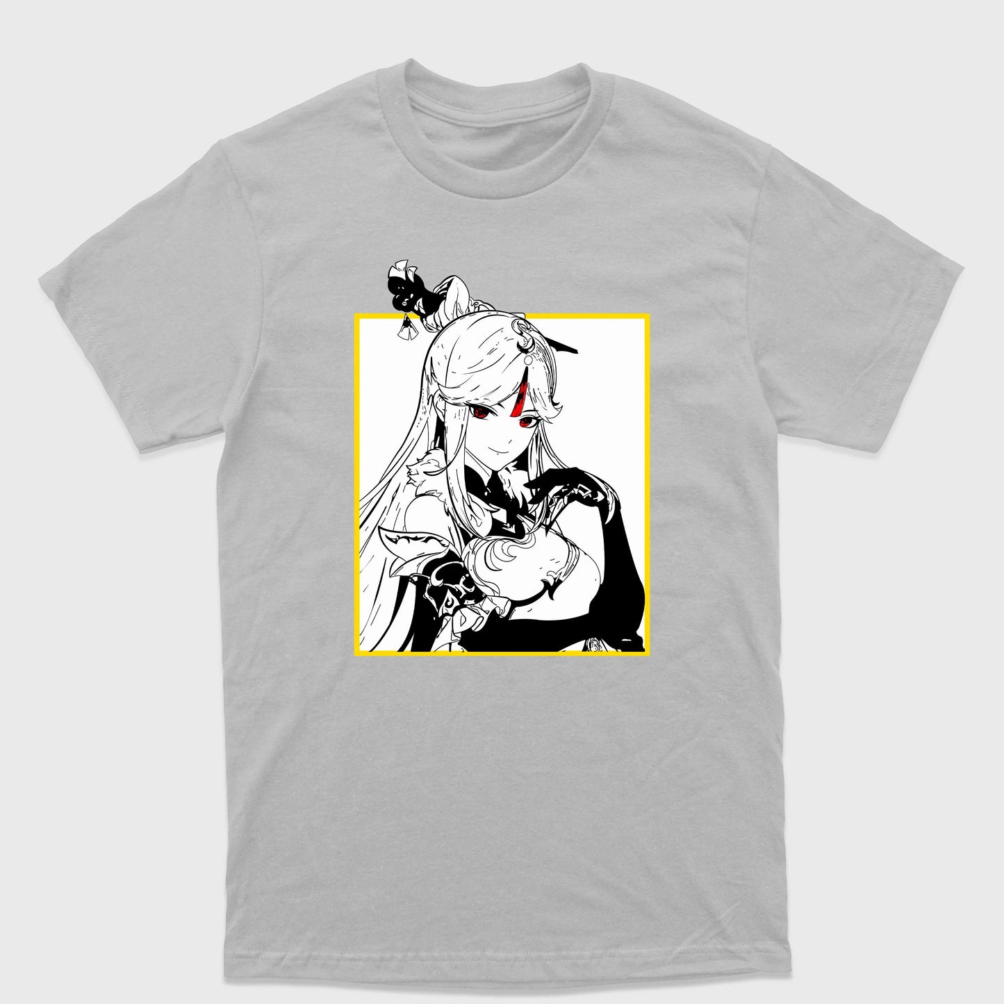 Camiseta Básica Ningguang Genshin Impact-CINZA