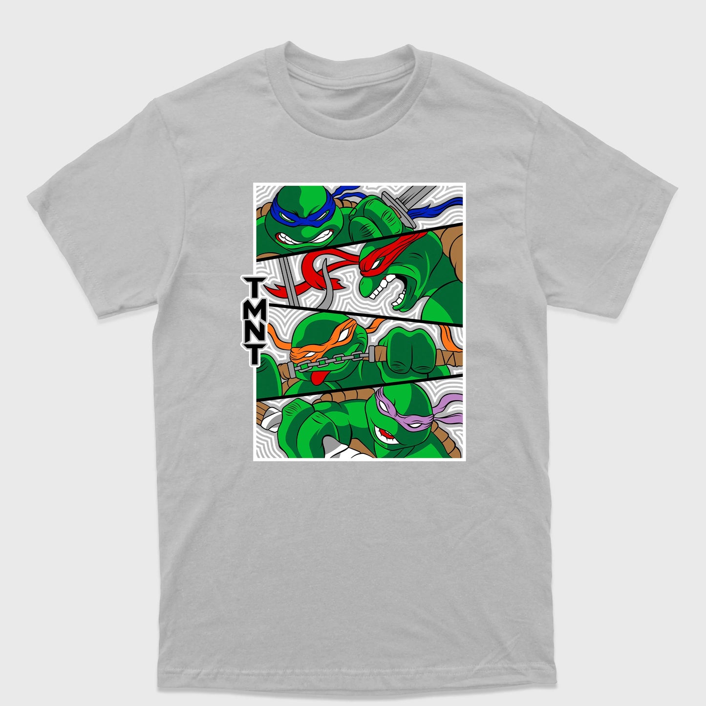 Camiseta Básica As Tartarugas Ninjas Quarteto
