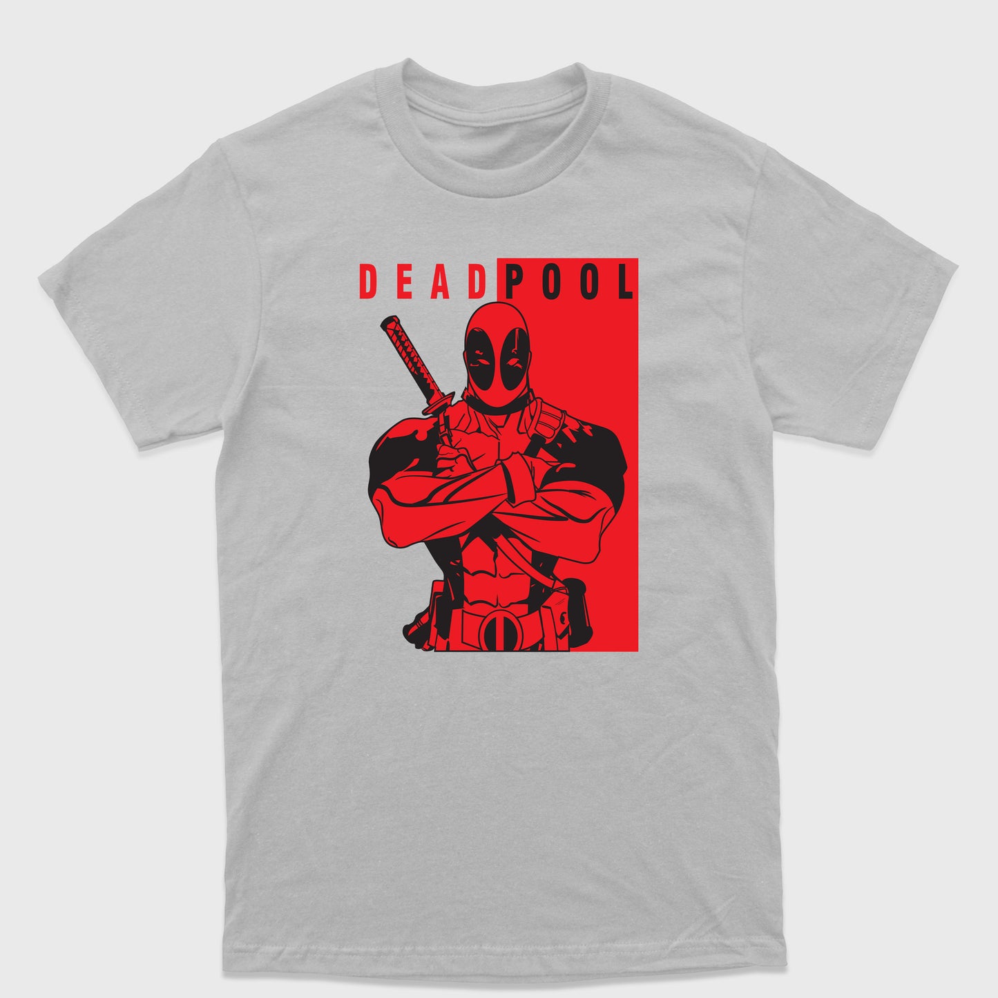 Camiseta Básica Deadpool Braços Cruzados