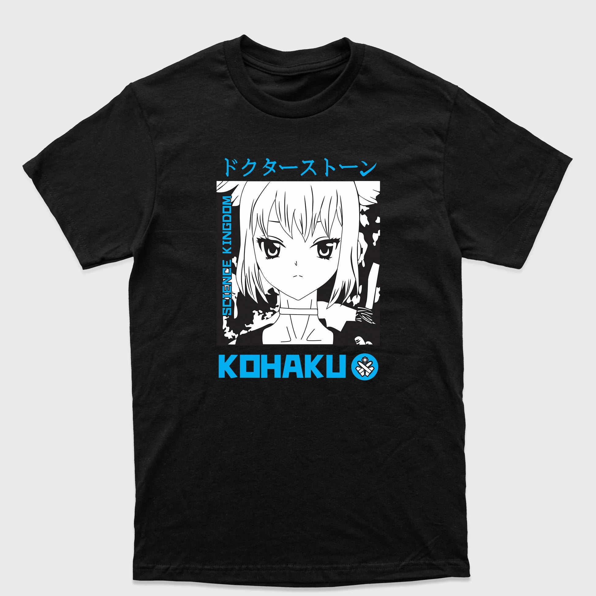 Camiseta Básica Kohaku Dr. Stone Preto