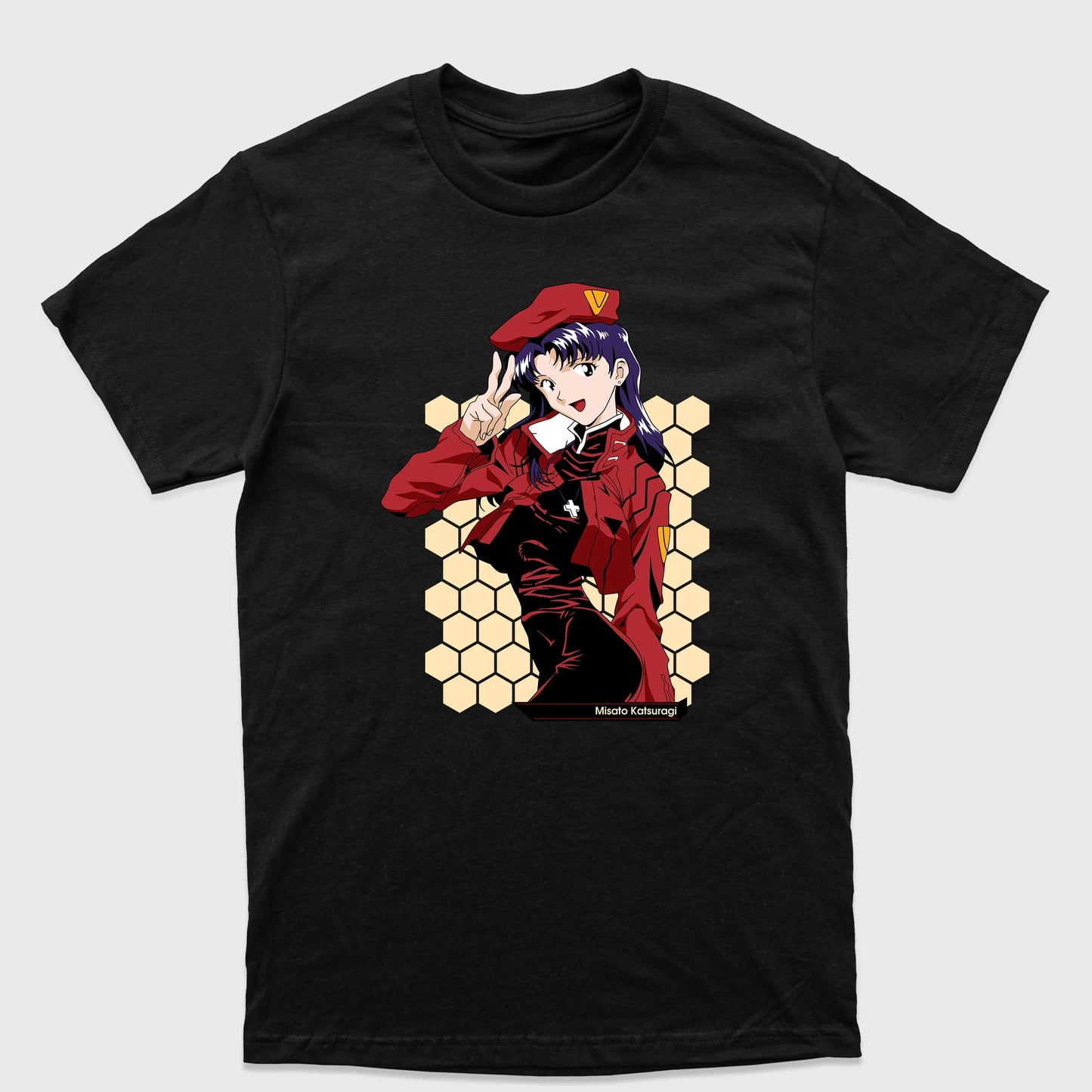 Camiseta Básica Misato Katsuragi Evangelion
