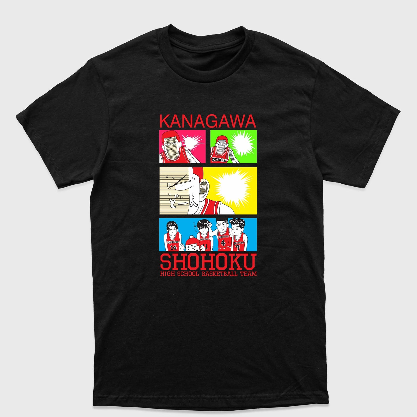 Camiseta Básica Kanagawa Slam Dunk