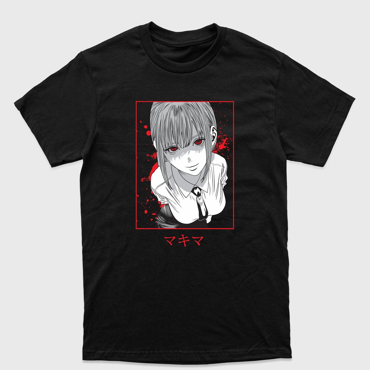 Camiseta Básica Makima - Chaisaw Man