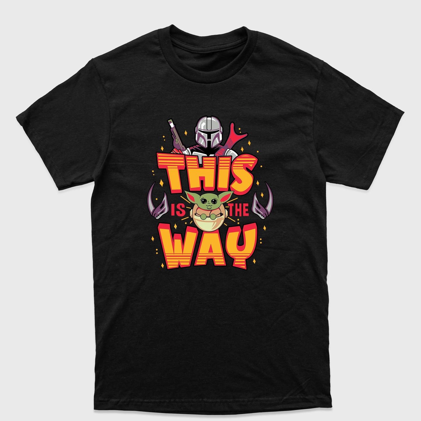 Camiseta Básica This is The Way Star Wars Preto