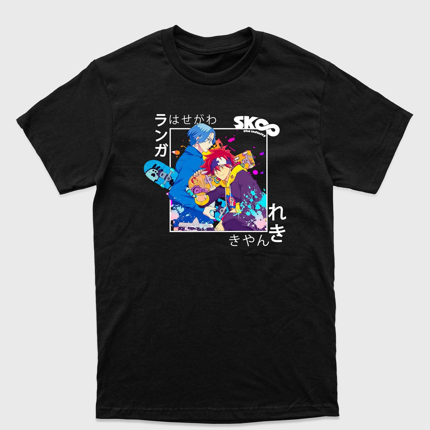 Camiseta Básica Amigos Reki Langa SK8 The Infinity
