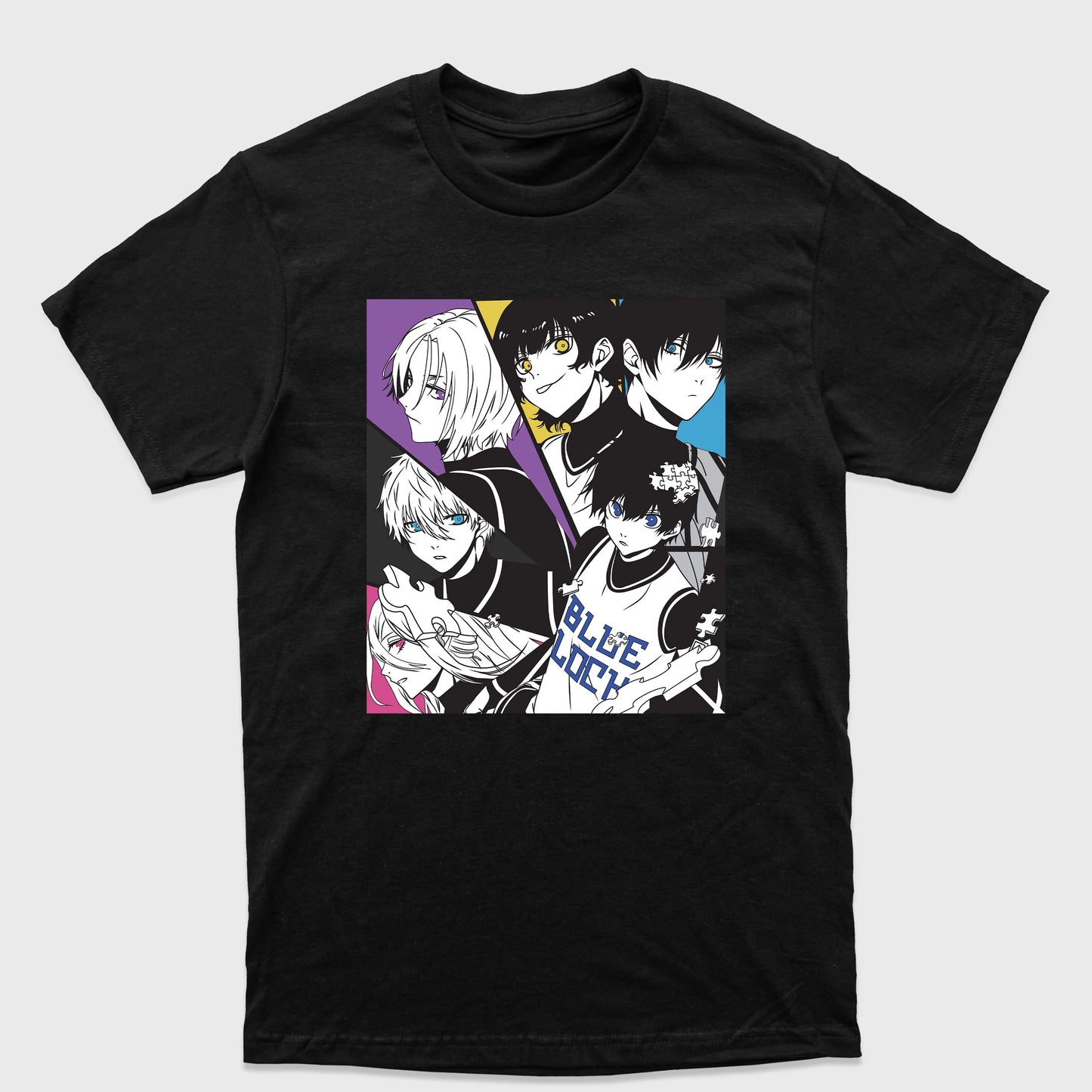 Camiseta Básica Blue Lock Monsters