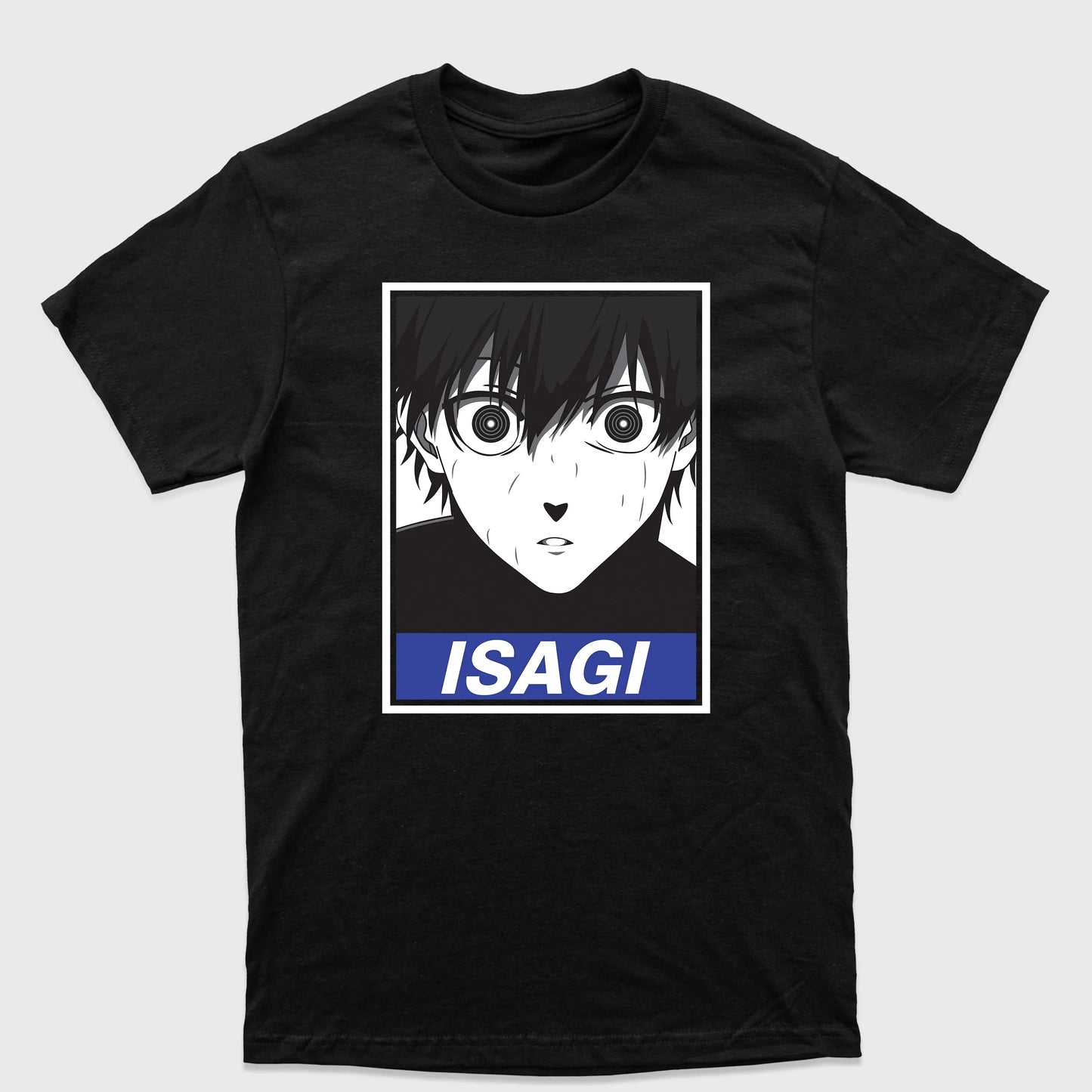 Camiseta Básica Retrato Isagi Blue Lock