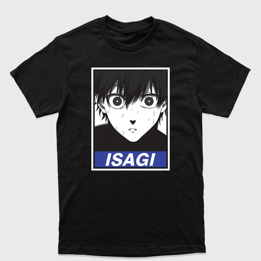 Camiseta Básica Retrato Isagi Blue Lock