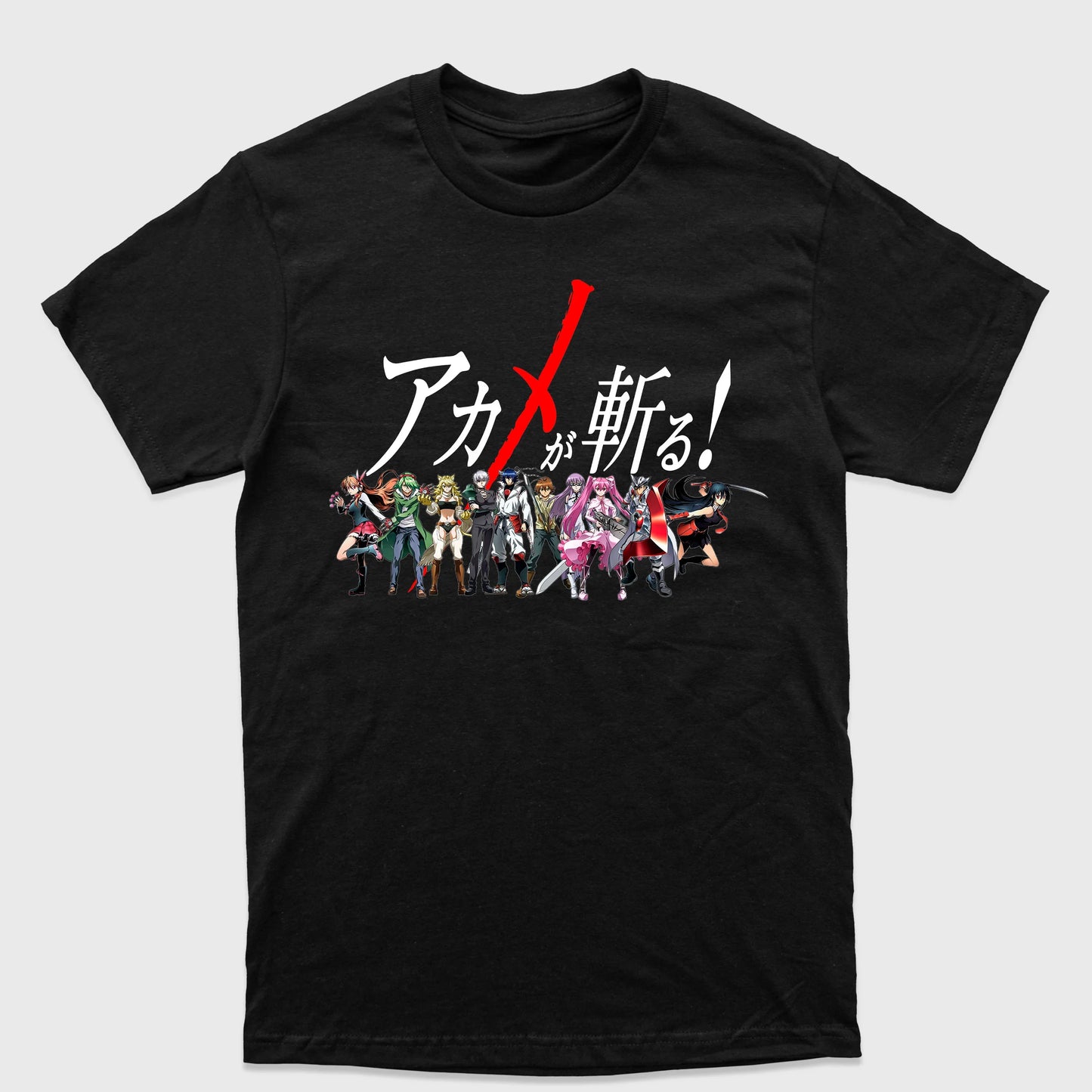 Camiseta Básica Akame Ga Kill Night Raid