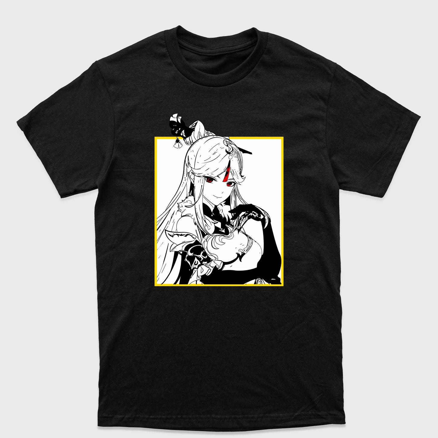 Camiseta Básica Ningguang Genshin Impact-PRETO