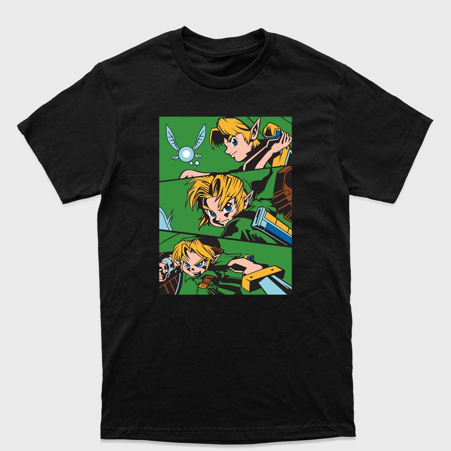 Camiseta Básica Link Faces Zelda