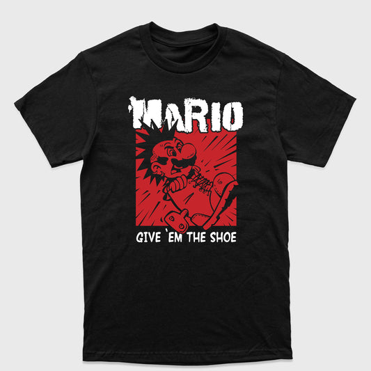 Camiseta Básica Mario Give the Shoe