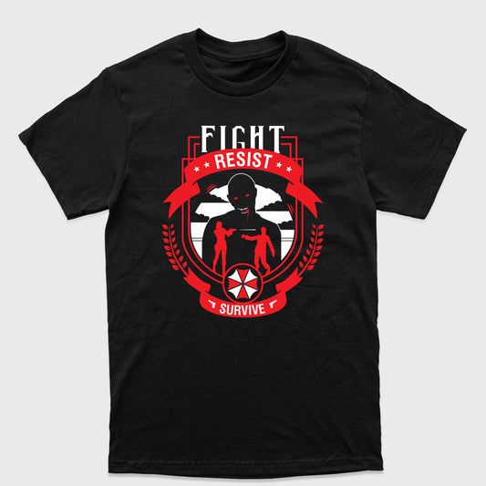 Camiseta Básica Fight Resist Resident Evil