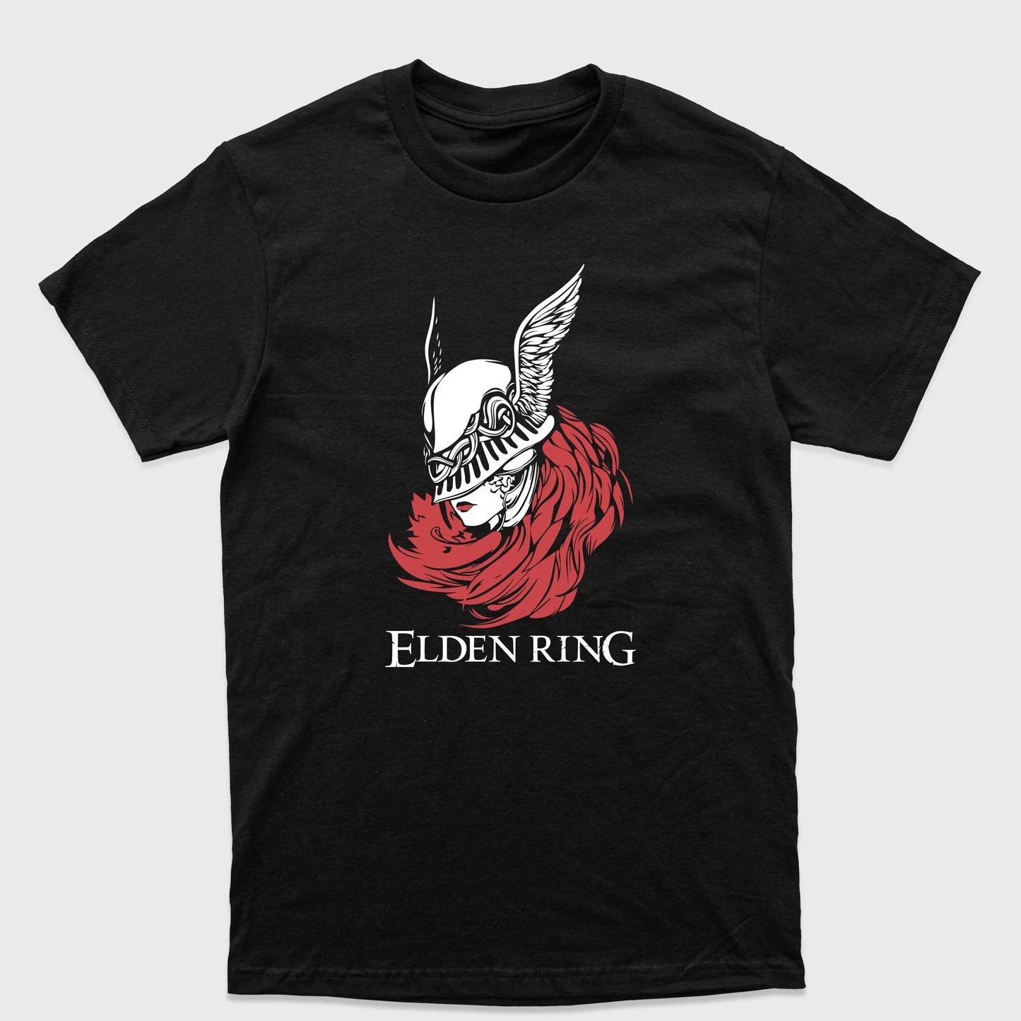 Camiseta Básica Elden Ring Malenia-preto