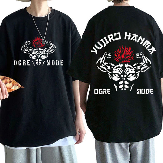 Camiseta Básica Yujiro Hanma Ogre Mode