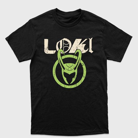 Camiseta Básica Loki Helmet Logo