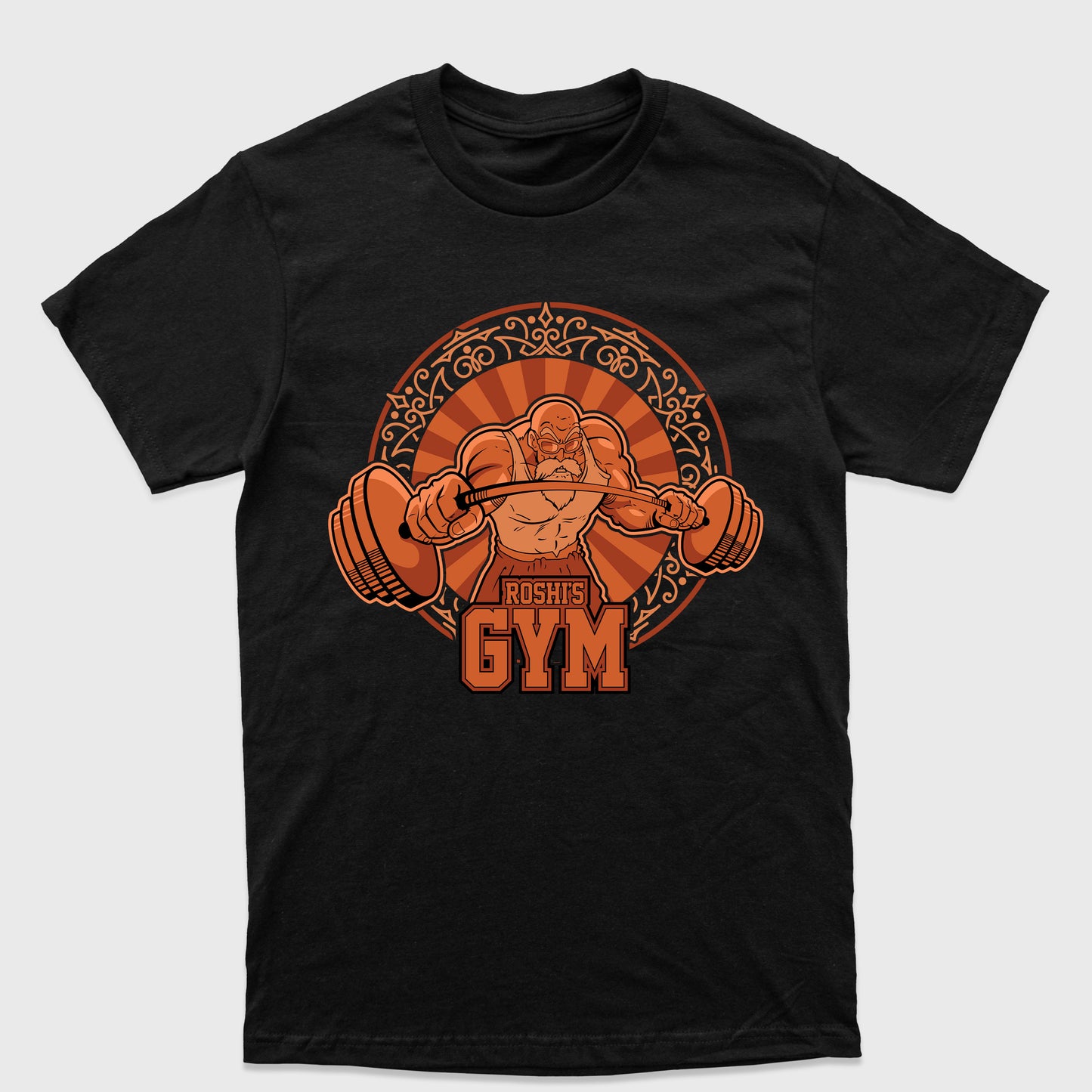 Camiseta Básica Roshi's Gym Mestre Kame
