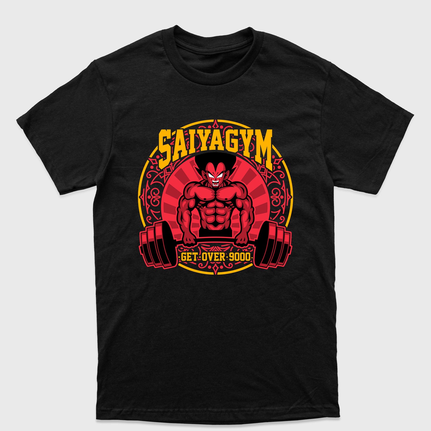 Camiseta Básica Saiyagym Get Over 9000