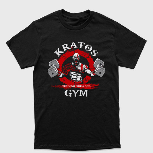 Camiseta Básica Training Like a God Kratos Gym