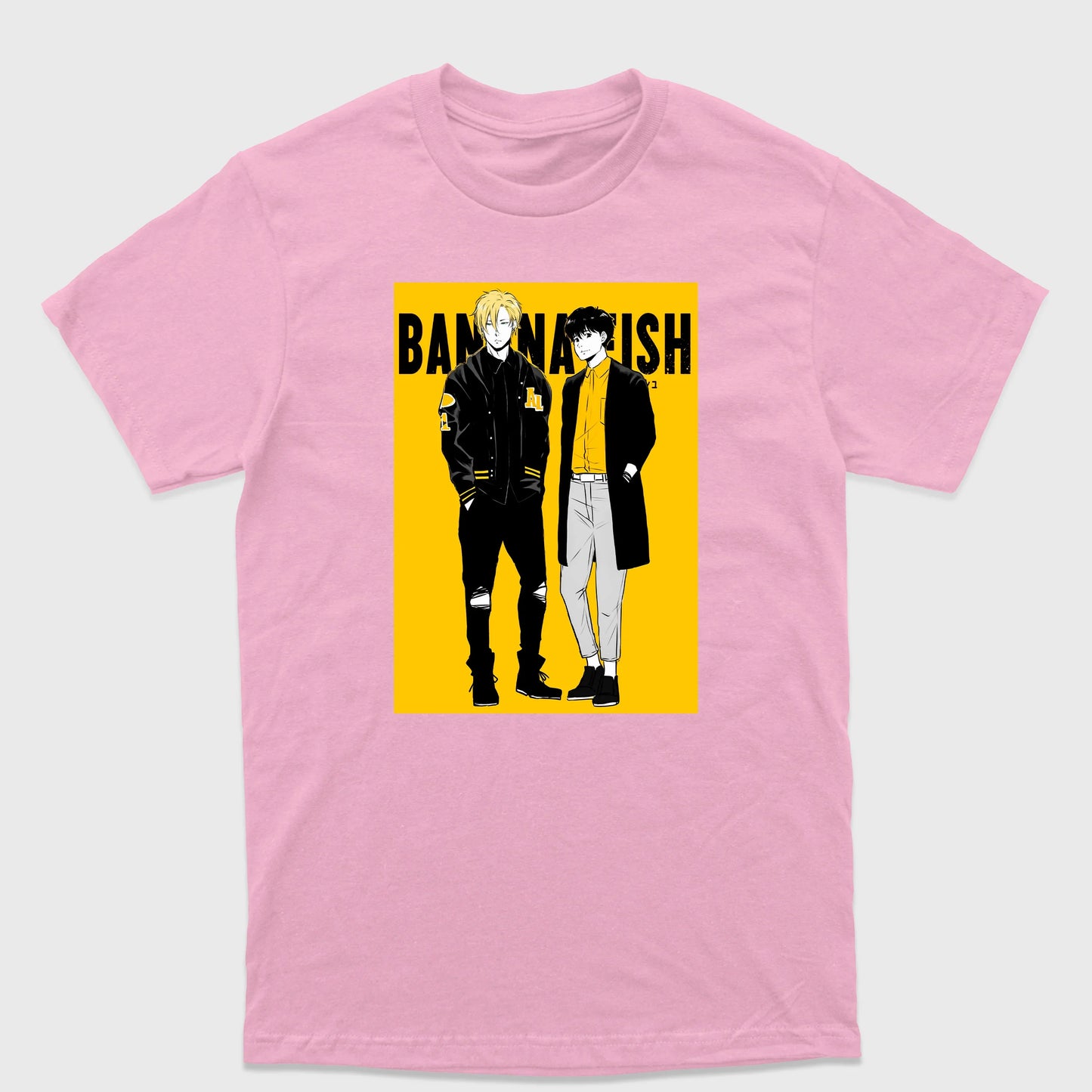 Camiseta Básica Eiji e Ash Banana Fish