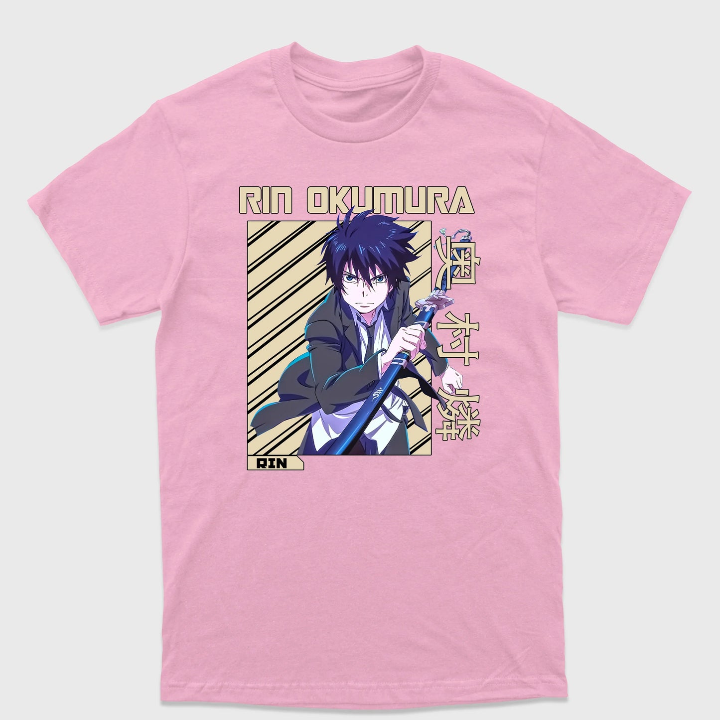 Camiseta Básica Blue Exorcist Rin Okumura