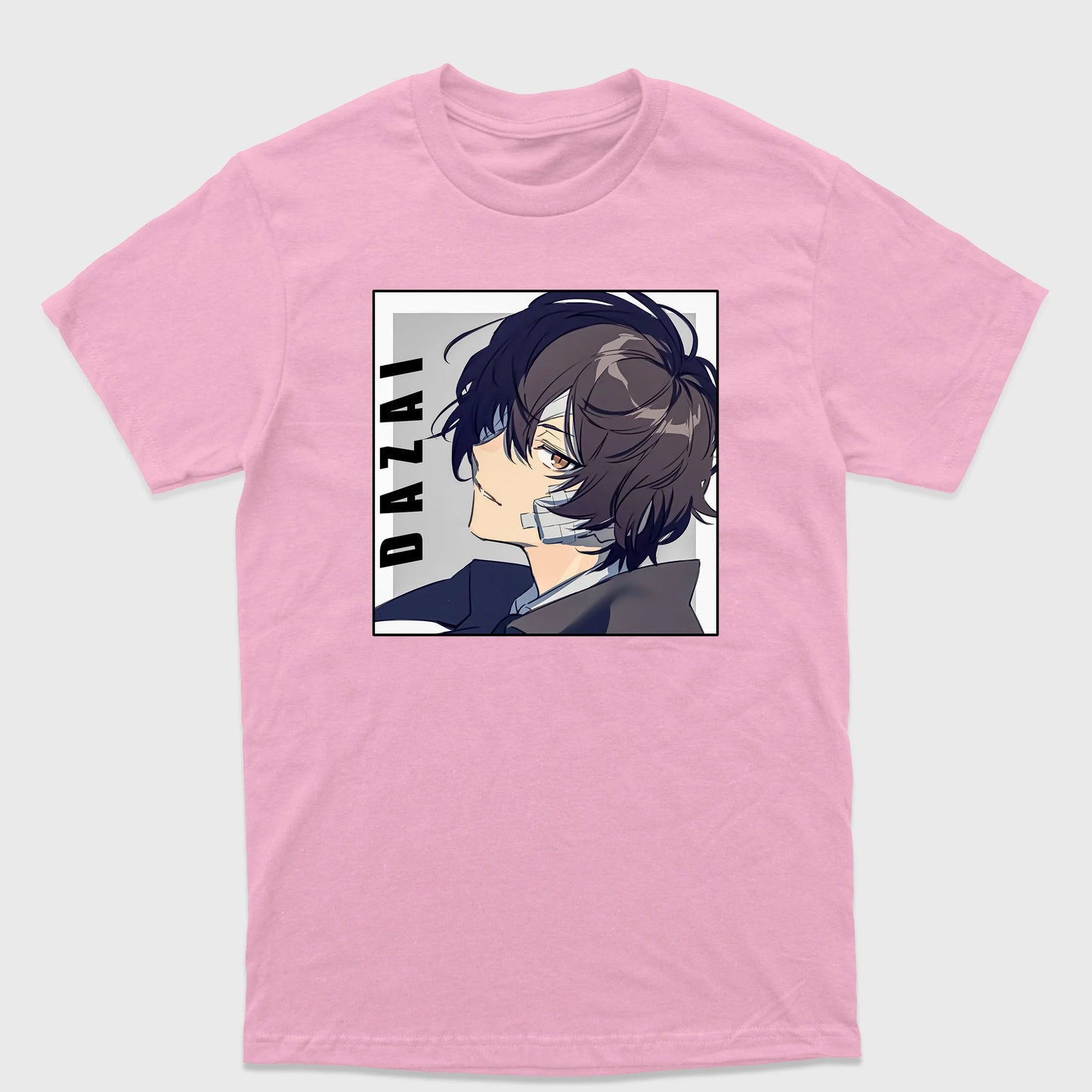 Camiseta Básica Dazai Osamu Bungo S. Dogs-rosa bebe