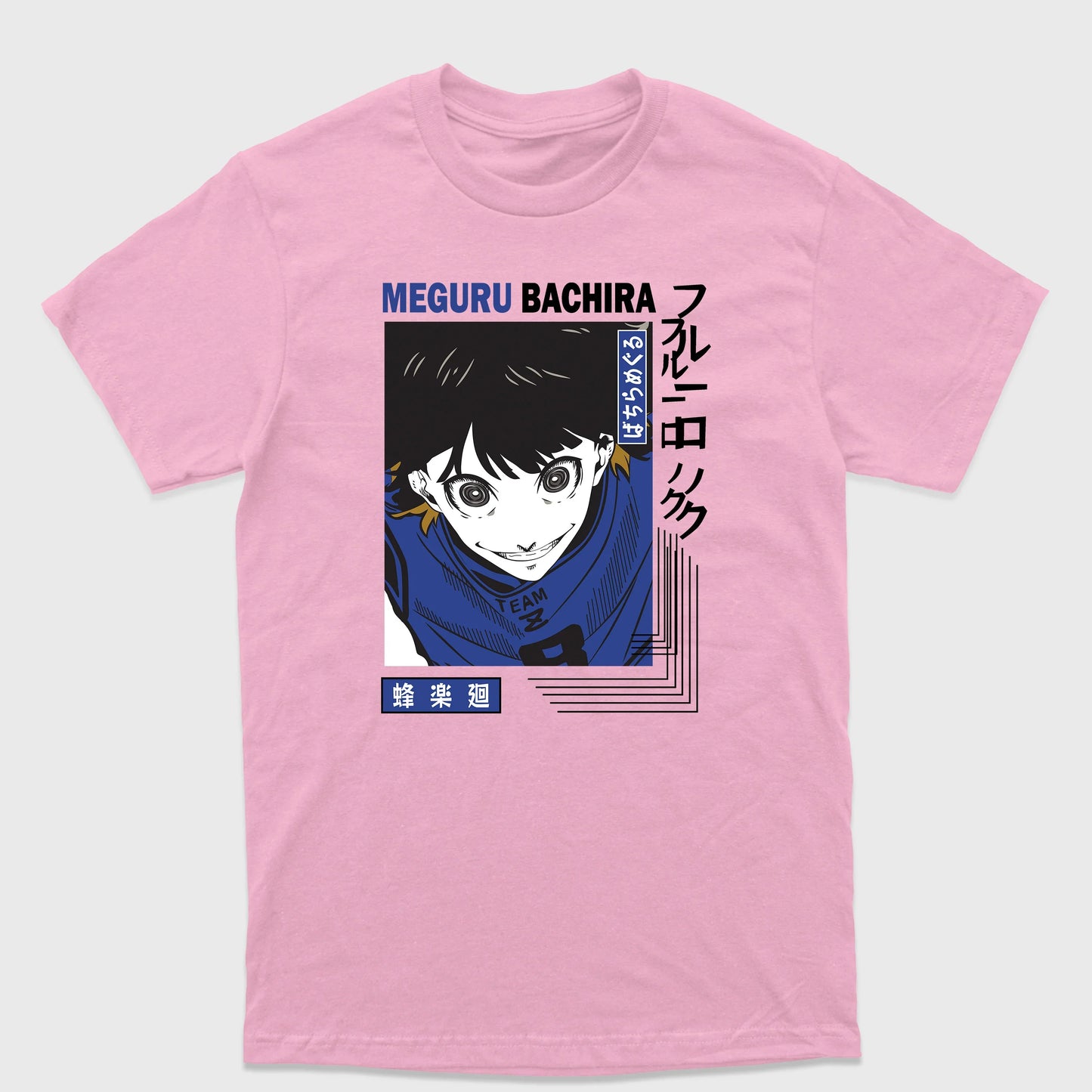 Camiseta Básica Bachira Blue Lock Monster