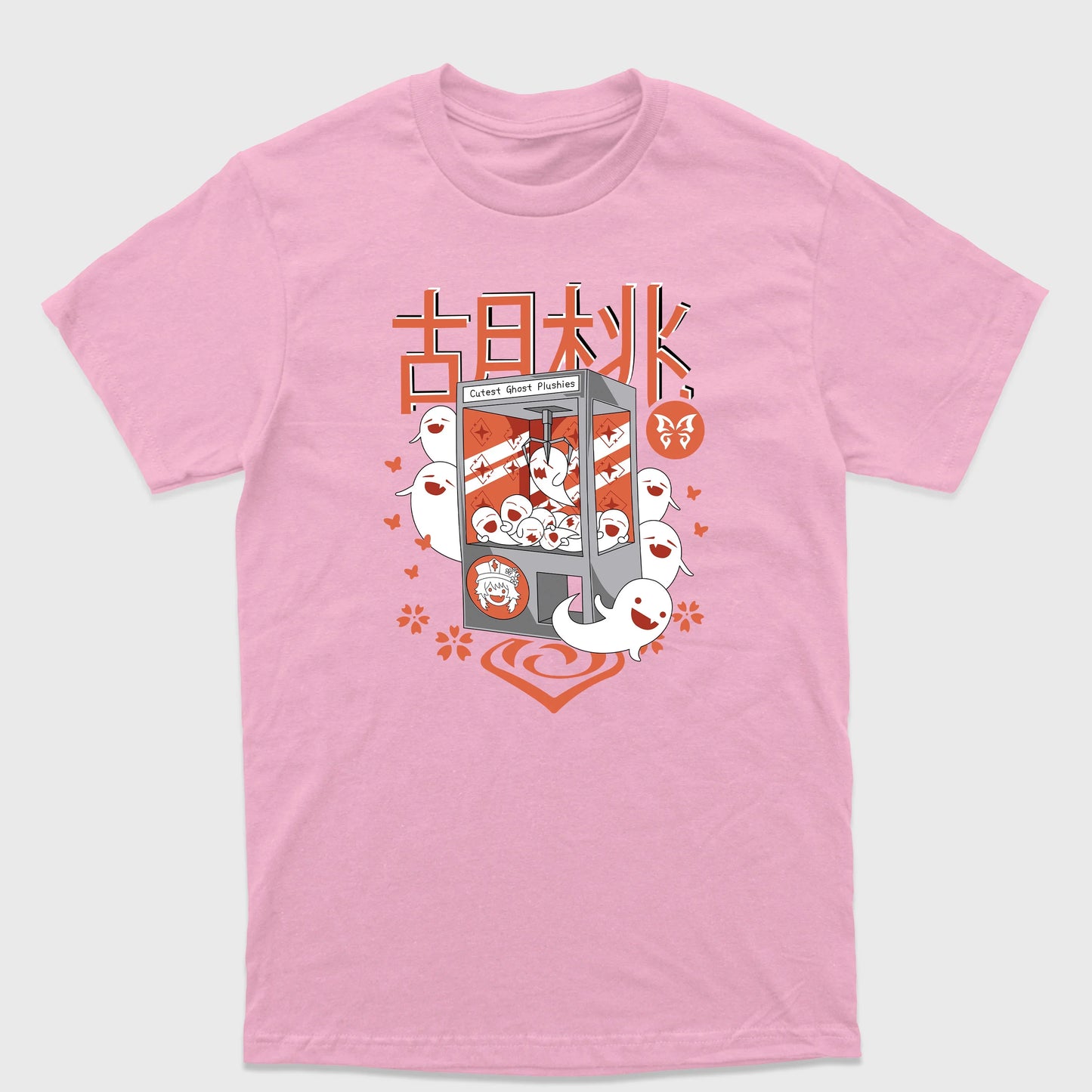 Camiseta Básica Hu Tao Ghost Vending Machine