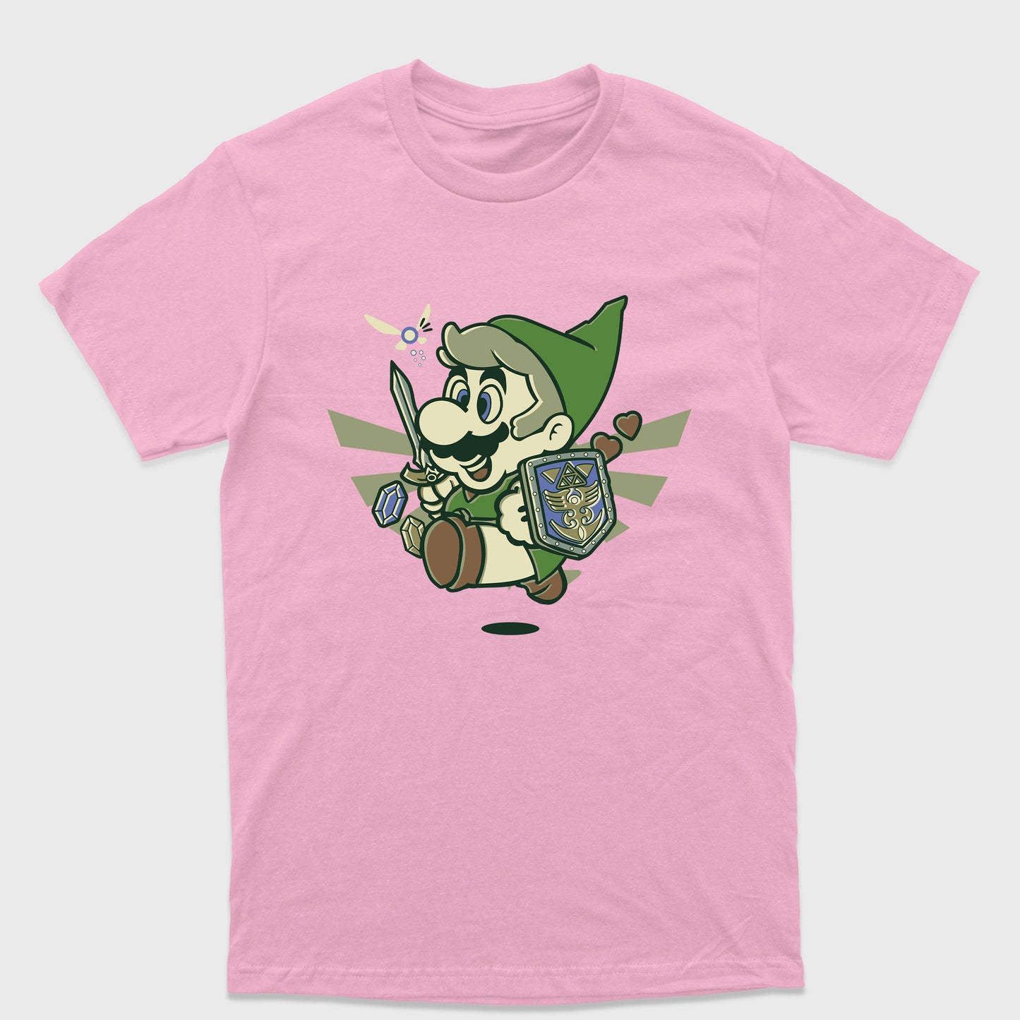Camiseta Básica Mario Cosplay Link Zelda