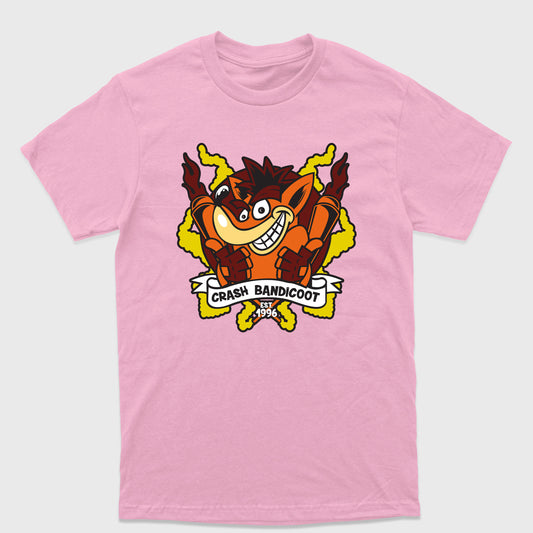 Camiseta Básica Crash Bandicoot Est. 1996