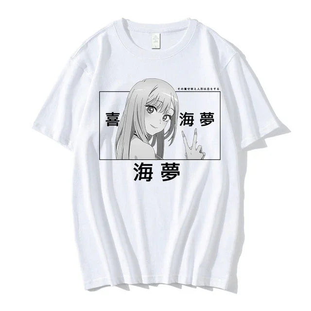 Camiseta Basica Marin Kitagawa do anime My Dress Up